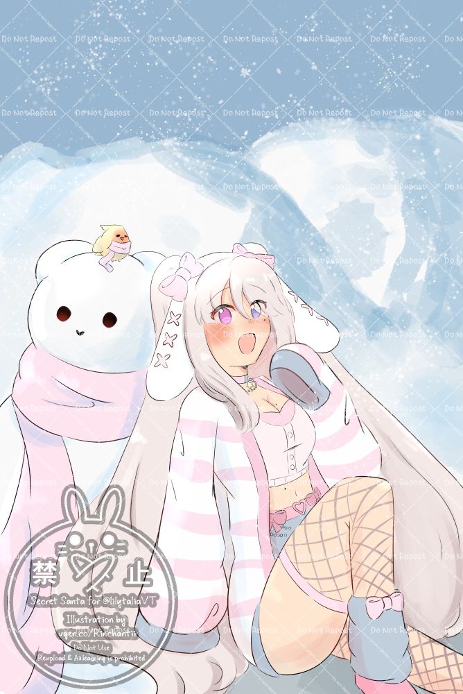 Secret Santa art for LilytaliaVT