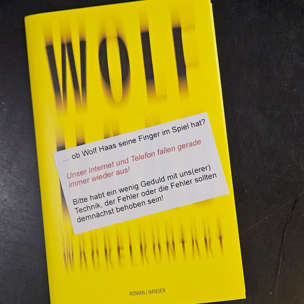 Das Buch Wackelkontakt von Wolf Haas