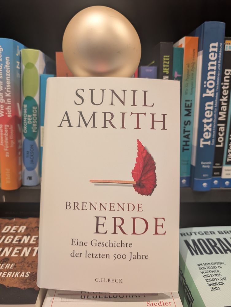 Unsere Buchempfehlung BRENNENDE ERDE von Sunil Amrith.
