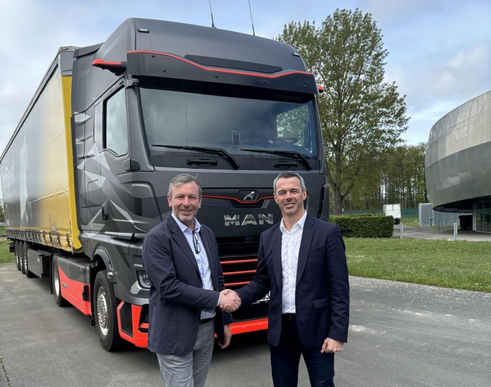 MAN reçoit une commande record de 100 camions électriques en France