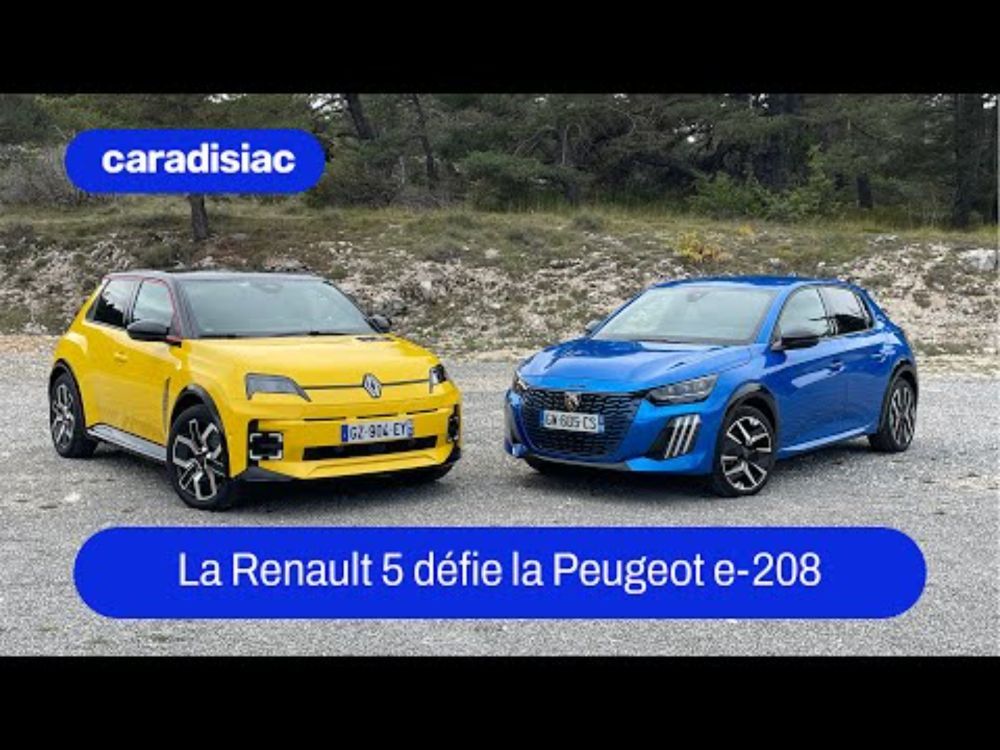 La Renault 5 défie la Peugeot e-208