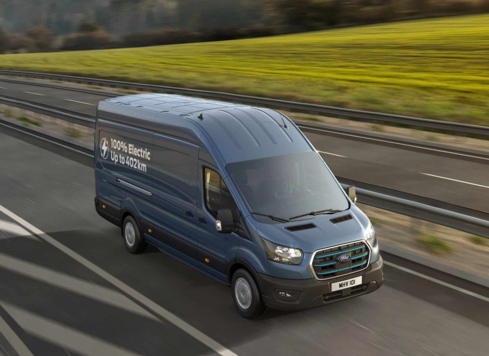 Ford e-Transit : plus d'autonomie pour l'utilitaire électrique