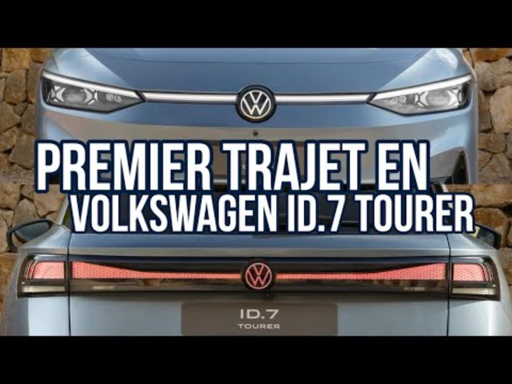 Premier Trajet - Mes 37 premiers kilomètres au volant de la Volkswagen ID.7 Tourer !