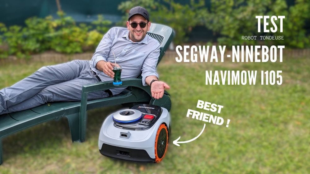 TEST NAVIMOW i105e : un robot tondeuse au top... et super simple à installer !