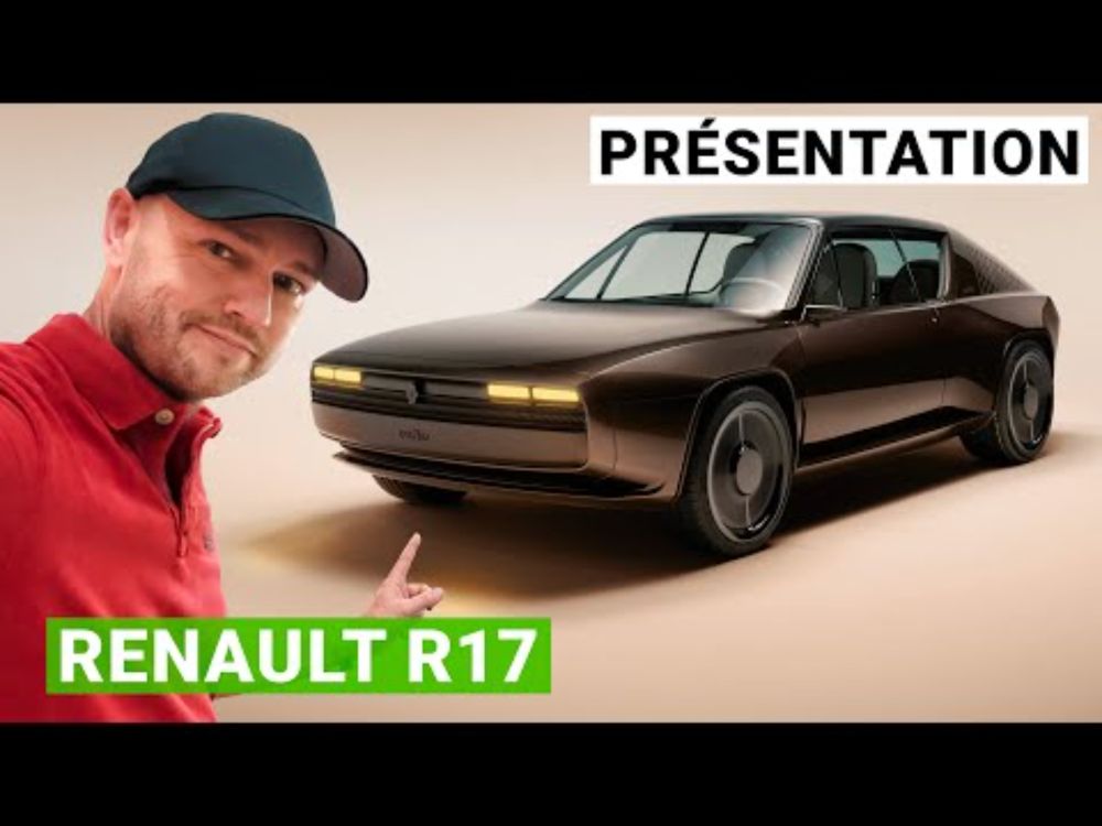 Renault réinvente la R17 en électrique et nous avons interviewé son designer !