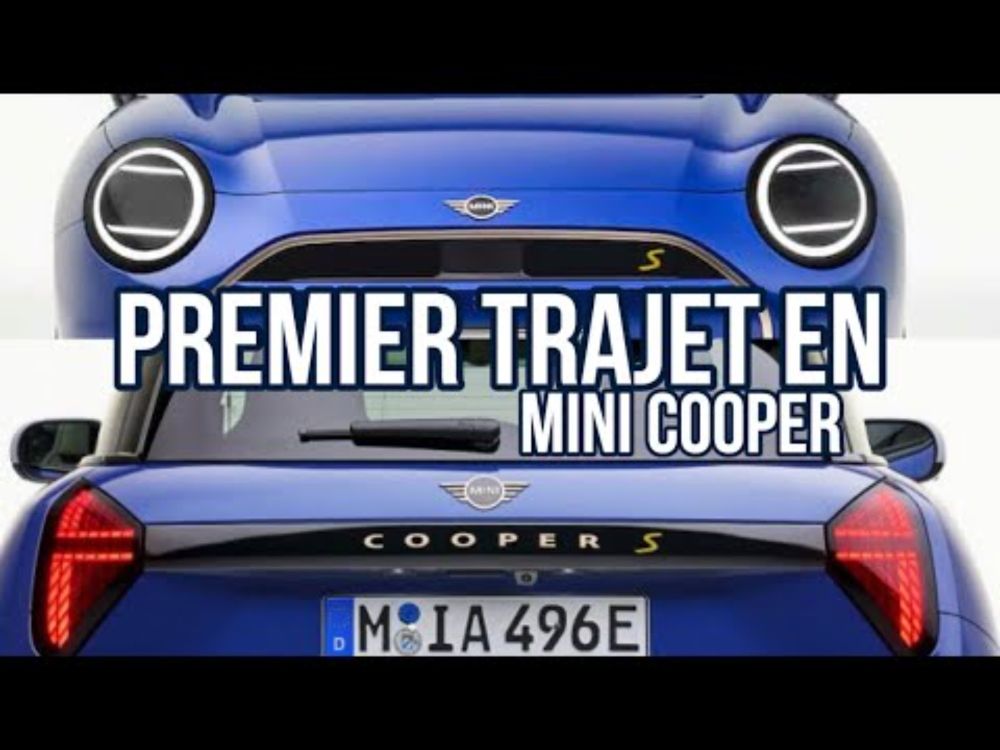 Premier Trajet - Mes 79 premiers kilomètres au volant de la Mini Cooper E