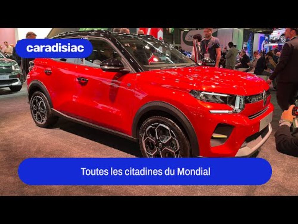 Quelles citadines voir au Mondial de l'auto 2024 ?