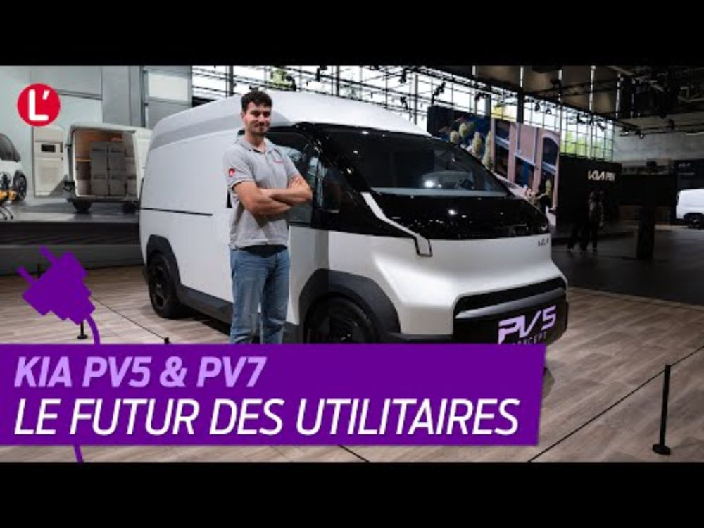 KIA. Découverte des UTILITAIRES électriques PV5 et PV7