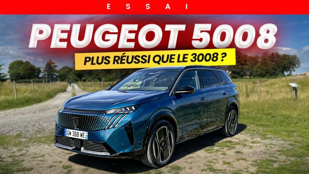 ESSAI Nouveau Peugeot 5008 2024 : mieux que le 3008 pour 2000€ de plus ? On vous dit tout !