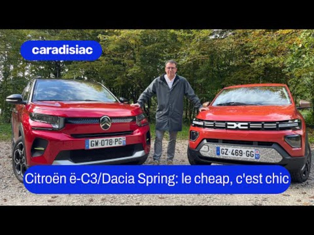 Citroën ë-C3 vs Dacia Spring: le cheap, c'est chic