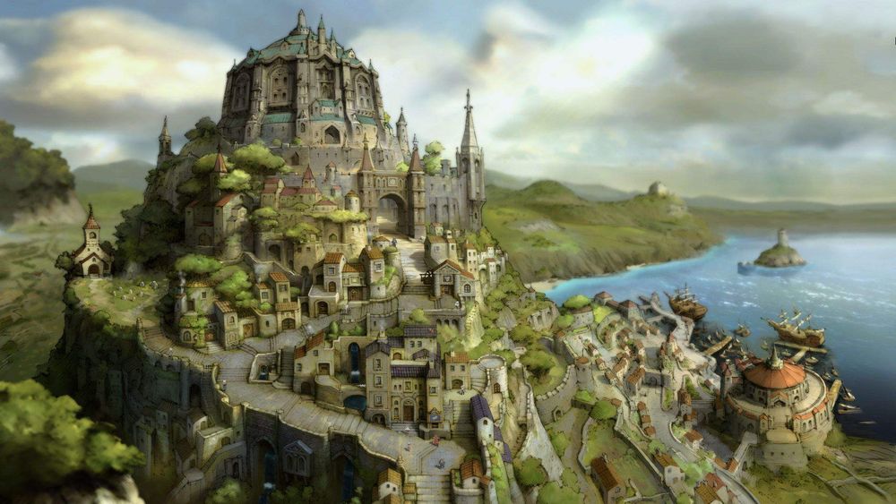 The first town in bravely default HD