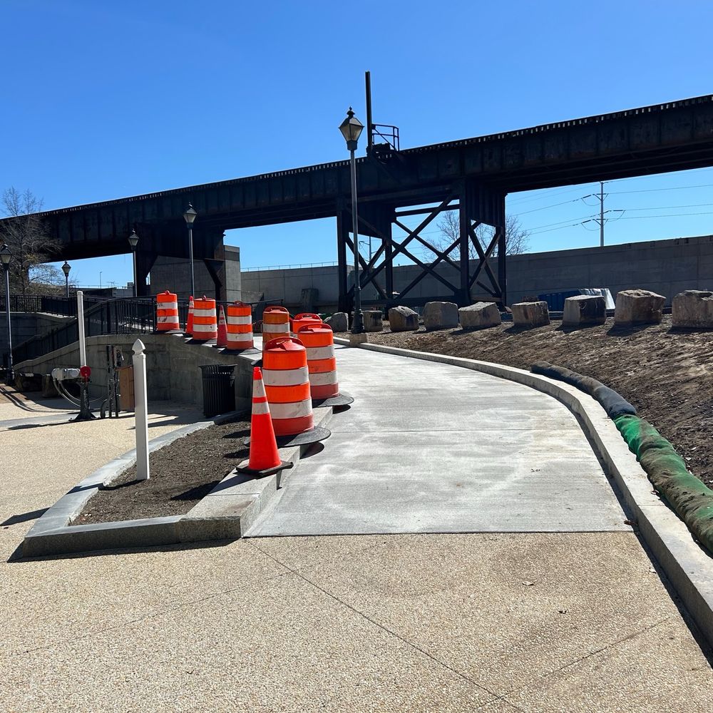 Accessibility improvements on Richmond’s Canal Walk.