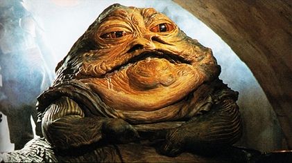 Image of Star Wars Jabba with an orange tint