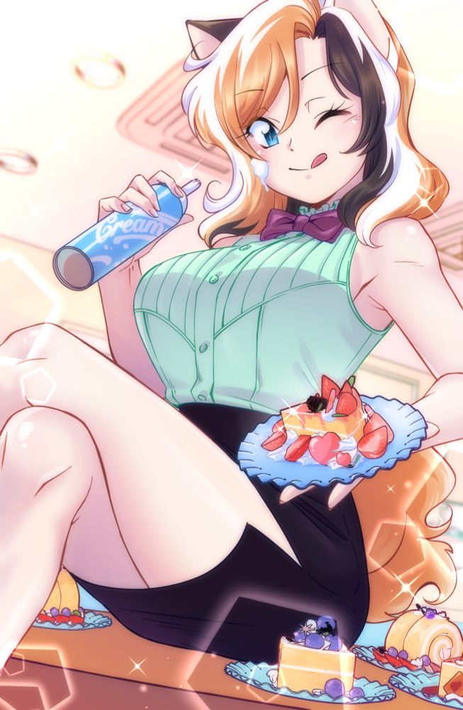 SFW version of a Patreon illustration of my OC Mino