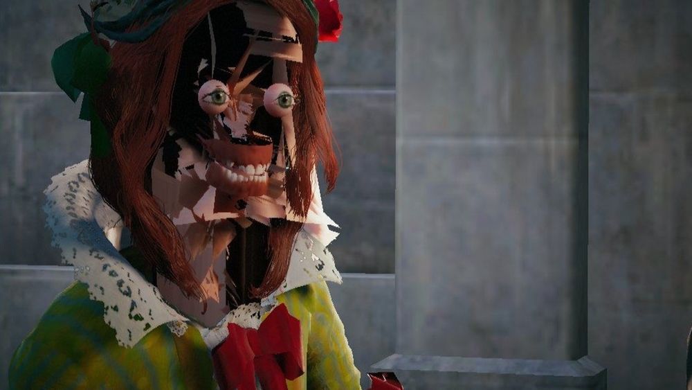 An Assassin's Creed glitch means a face without a face