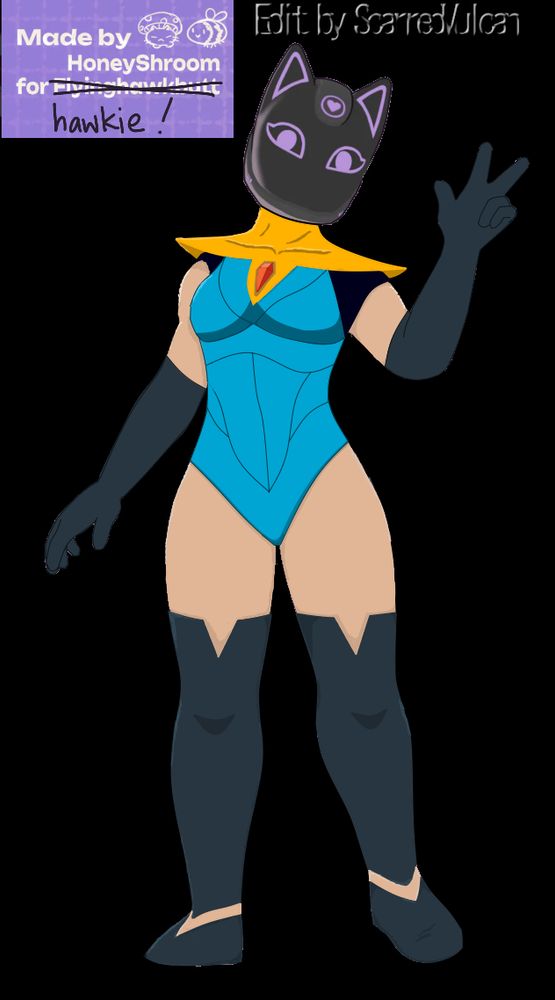 V-tuber model for Hawkie wearing the Blonde Blazer outfit from the game Dispatch.