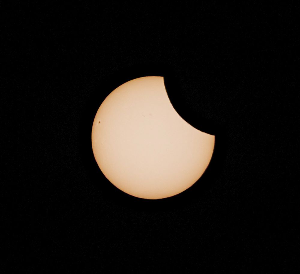 partial solar eclipse photo