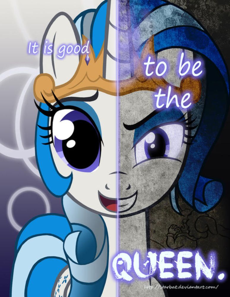 MLP - Two Sides of Queen Majesty (G1) by Starbat on DeviantArt