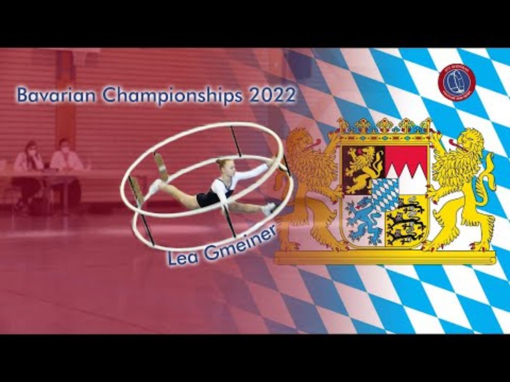 Lea Gmeiner Bavarian Championships 2022 in Gymwheel Age Groupe17 18 1st Place