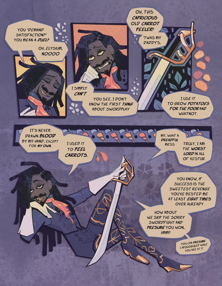 Lamonte (Forever Gold) hemorrhages textwalls justifying his disinterest in accepting a duel.