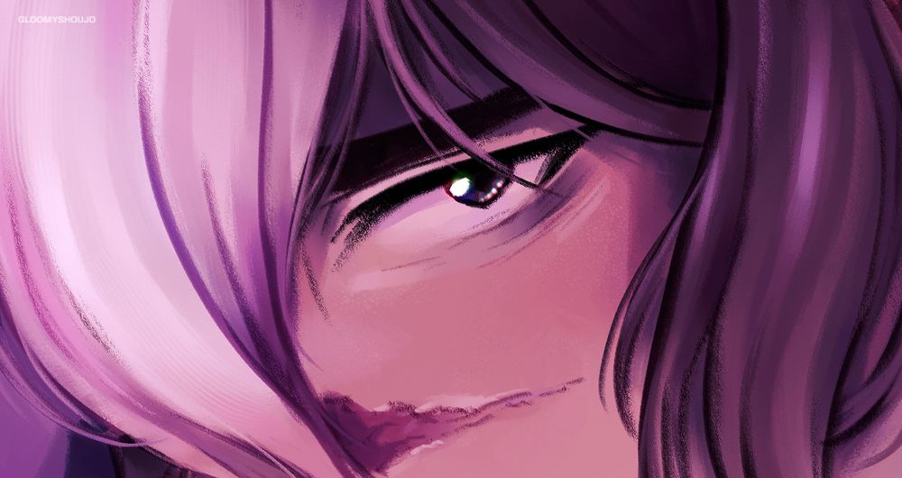 close up of Shiro's eye