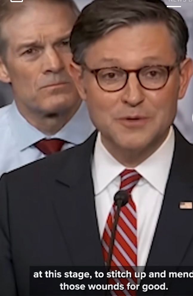 A picture of a rectum with a hemorrhoid peeking out in Congress.