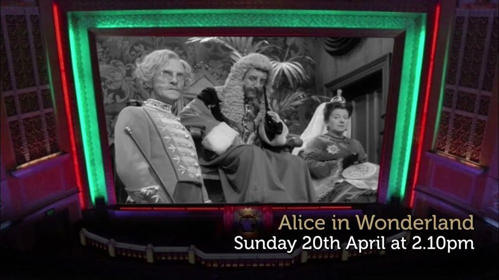 Alice in Wonderland Talking Pictures TV Sky 328 Freeview 82 Virgin 445 Freesat 306