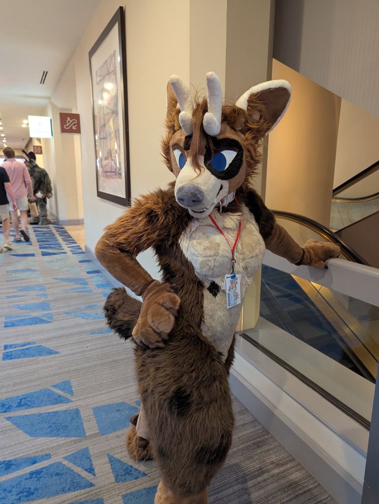 Brondo69's fursuit (another VRC friend)