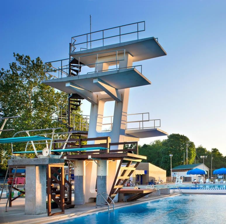 Olympic diving platform