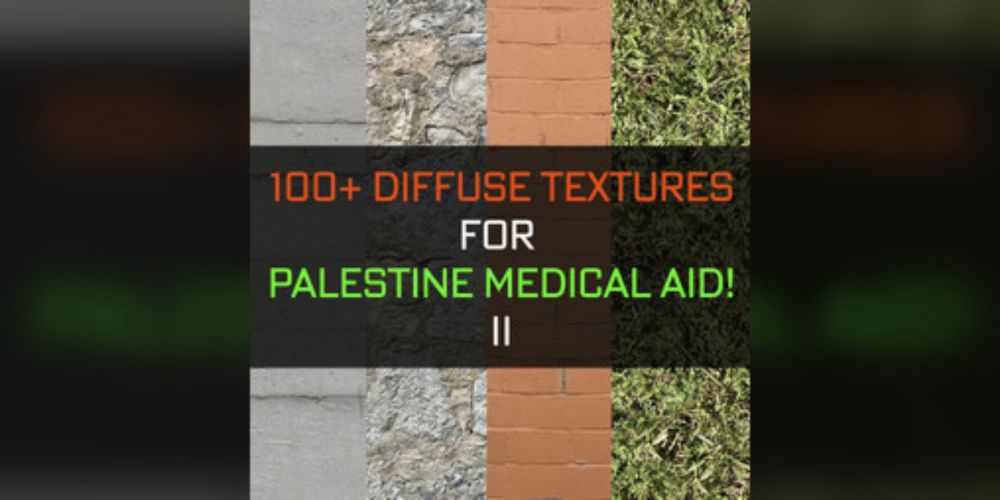 100+ Diffuse Textures for PRCS II | Texture Pack for Palestinian Aid by Luis Guilherme Bento