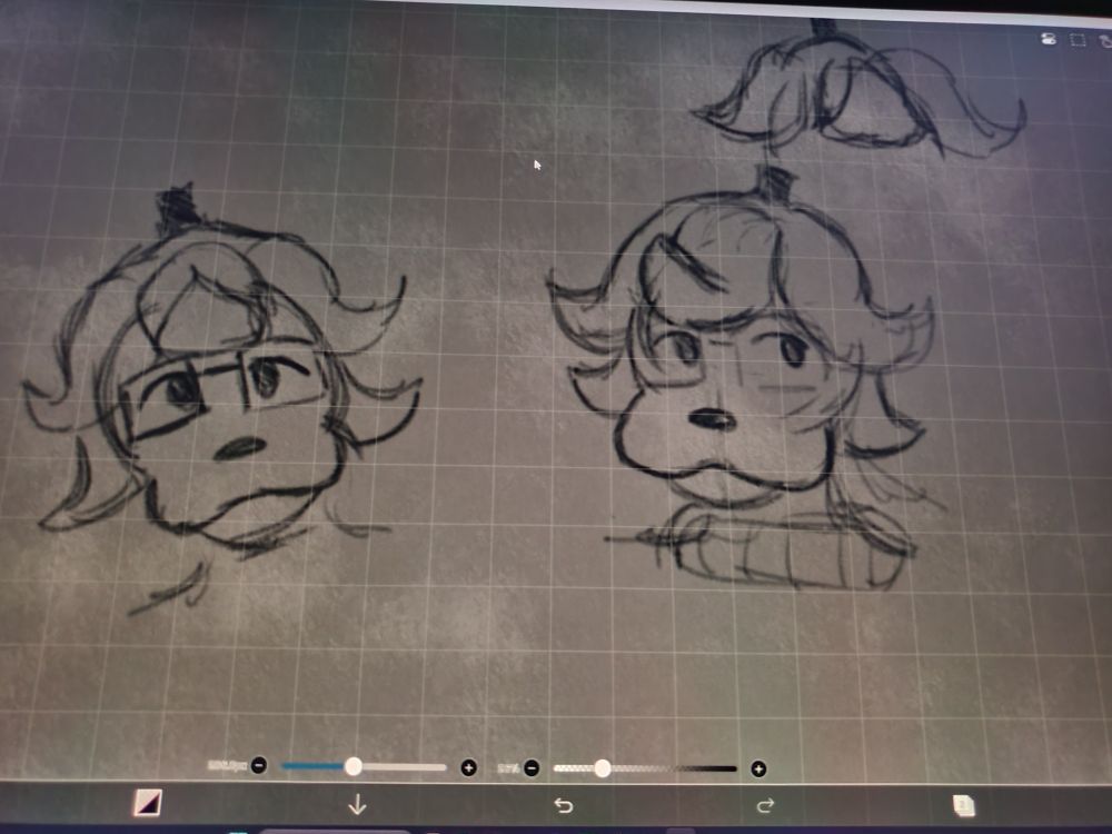 Very poor drawings of Split from Regretavator on Roblox