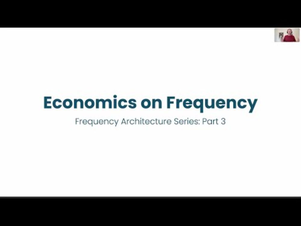 Frequency Architecture (Part 3): Economics on Frequency