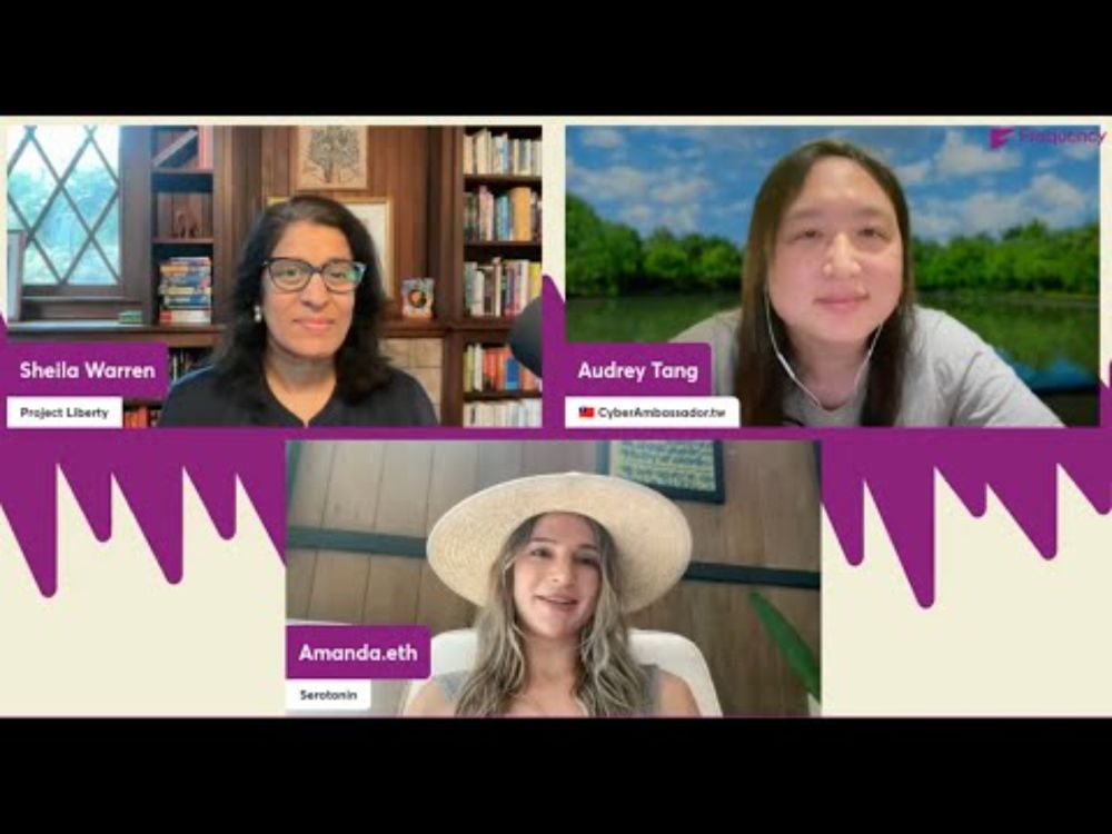 Making Waves: Sheila Warren, Audrey Tang  & Amanda Cassatt
