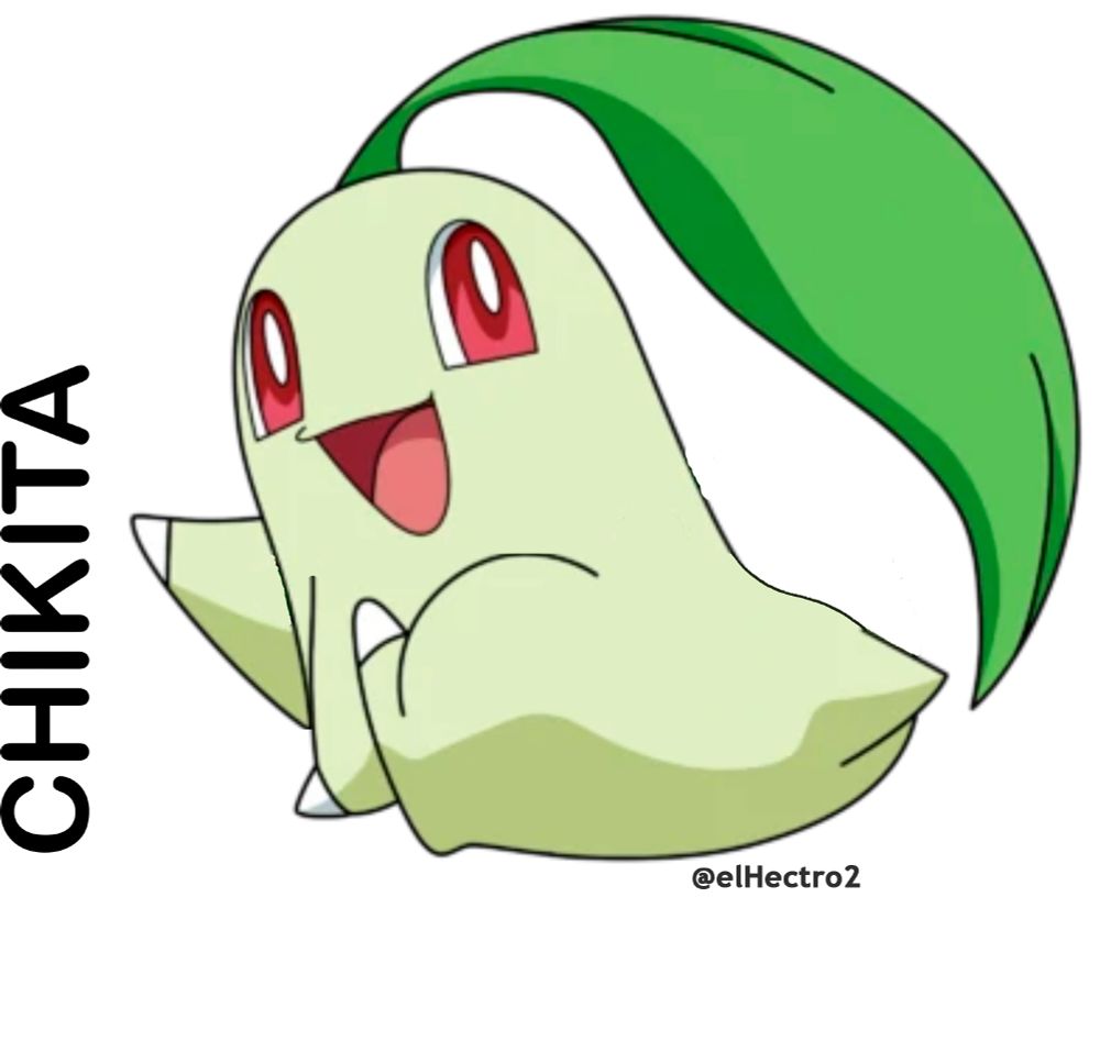 Imagen editada desde la anterior, ahora tiene el cuello más corto, no tiene las protuberancias verdes que antes tenía y ahora es más peque. En el texto pone Chikita