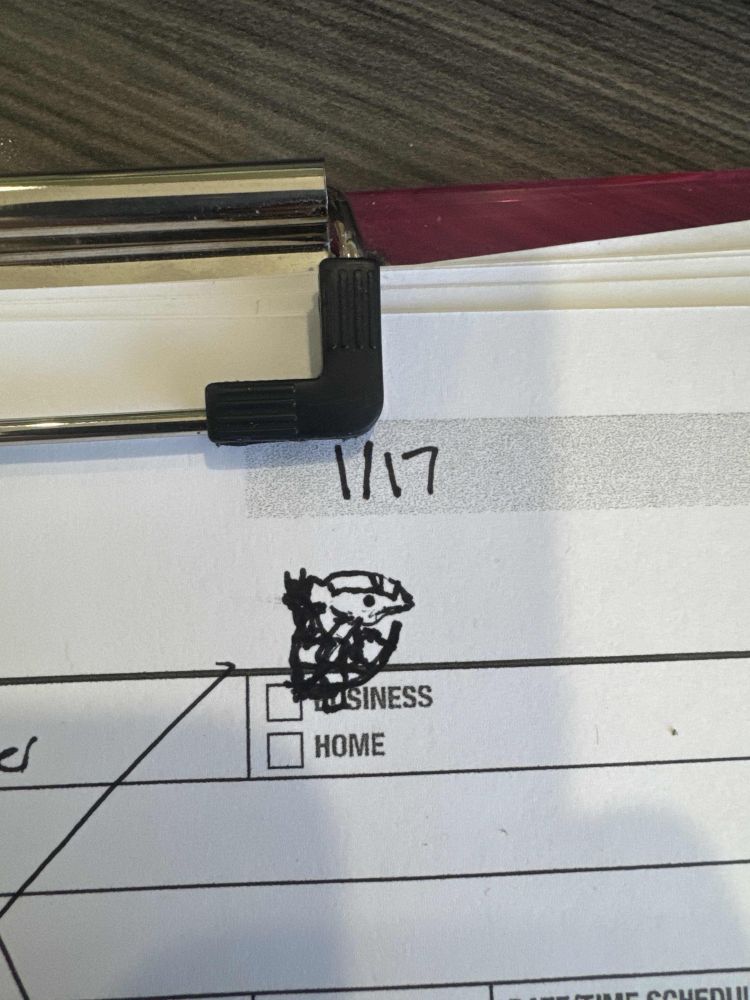 Doodle of an armadillo with a bow and arrow