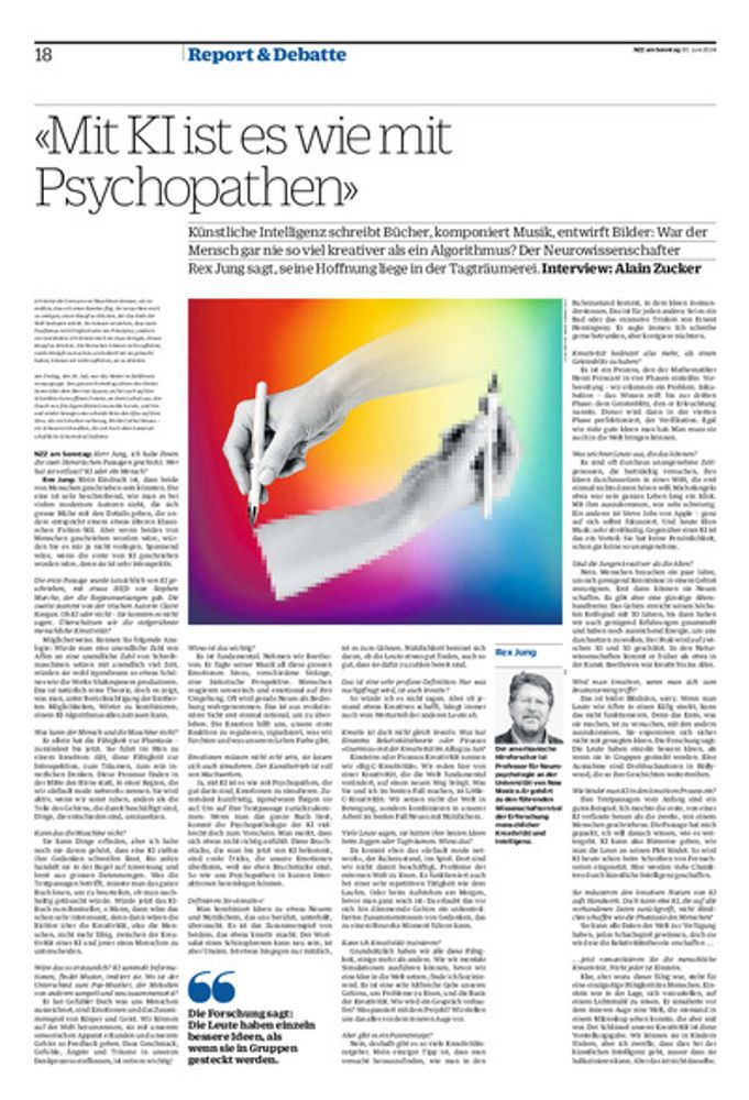 «Mit KI ist es wie mit Psychopathen»