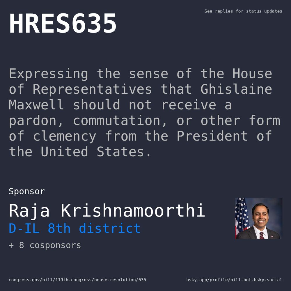 Description of HRES635, and a depiction of its sponsor, Raja Krishnamoorthi.