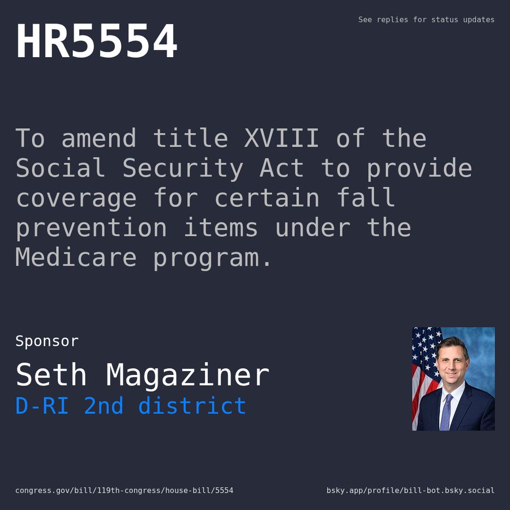 Description of HR5554, and a depiction of its sponsor, Seth Magaziner.