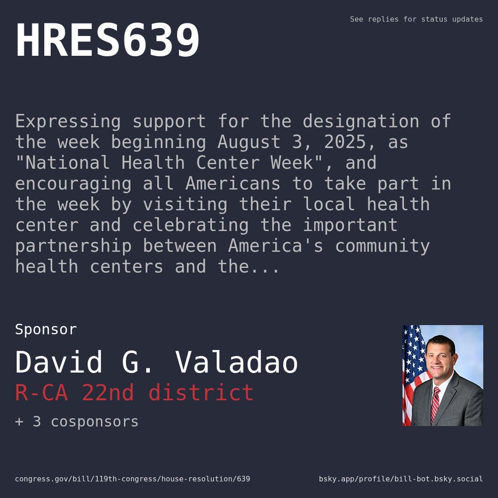 Description of HRES639, and a depiction of its sponsor, David G. Valadao.