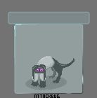 TheGrinDragon's sphynx monstersona stuck in a jar.