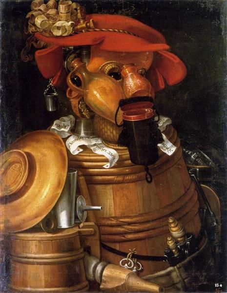 The Waiter - Giuseppe Arcimboldo (1574)  🇮🇹 #art