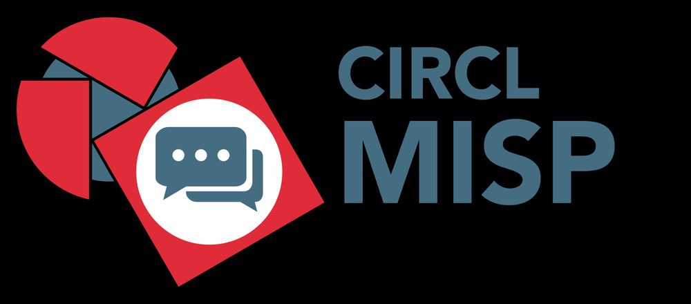 CIRCL MISP Threat Sharing logo with stylised chat bubble and circular shapes, representing collaborative threat intelligence sharing.