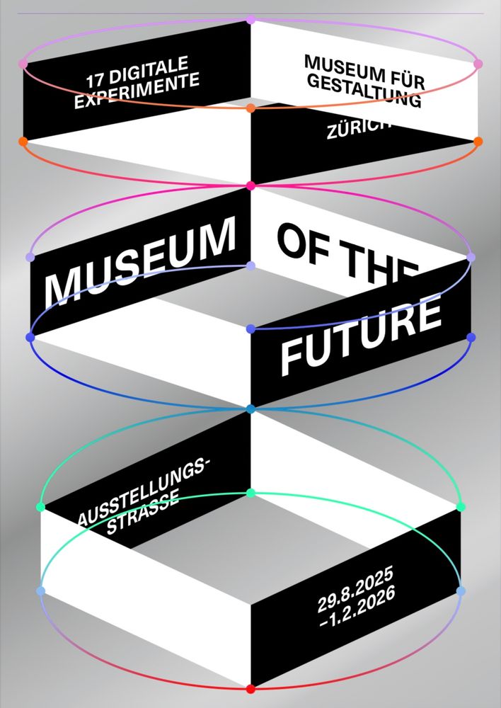 Museum Flyer for the Exhibition „Museum of the Future“ in Zurich from 29.8-1.2.26
