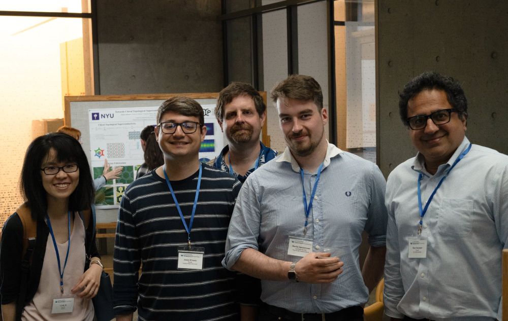 A picture of me at the quantum foundry workshop at UCSB