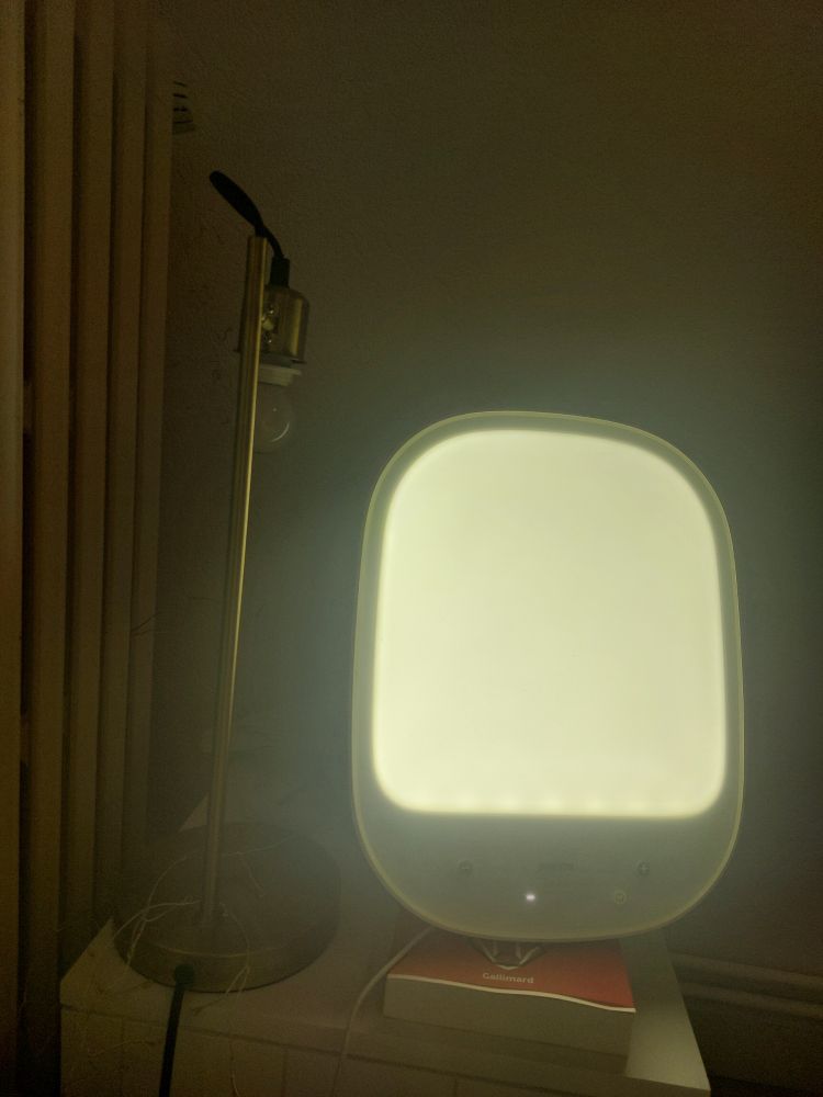 Photo de ma lampe de luminotherapie
