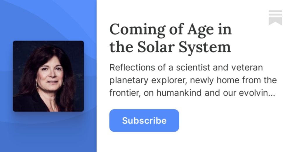 Coming of Age in the Solar System | Carolyn Porco | Substack