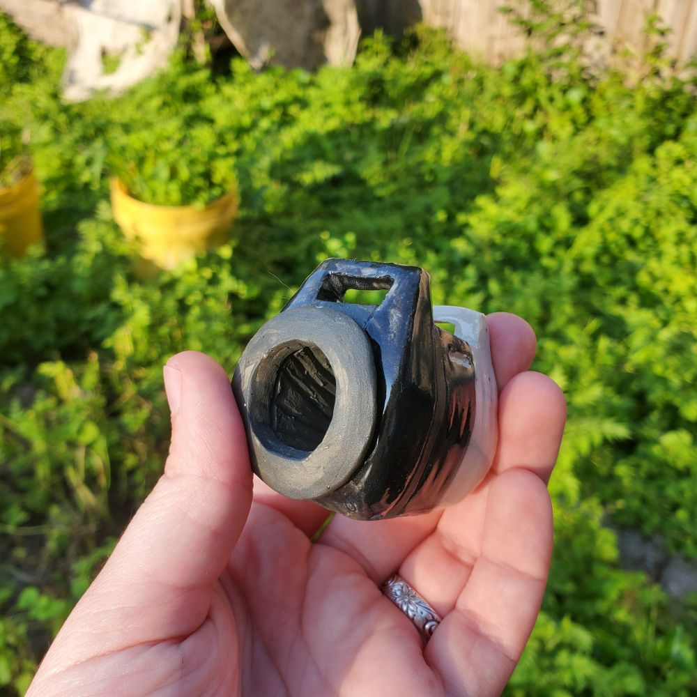 Small ceramic sloshing machine