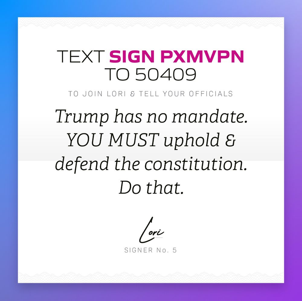 Resist.bot petition demanding state representatives uphold the constitution.
