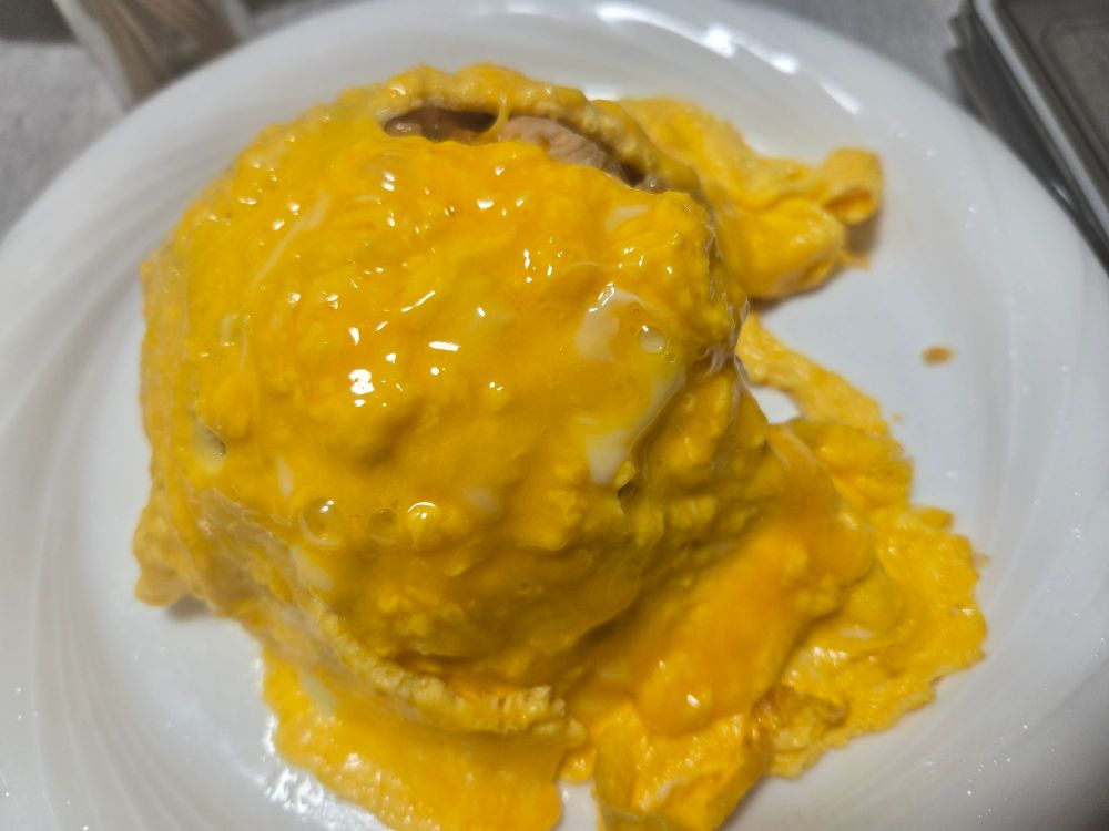 半熟卵のオムライス