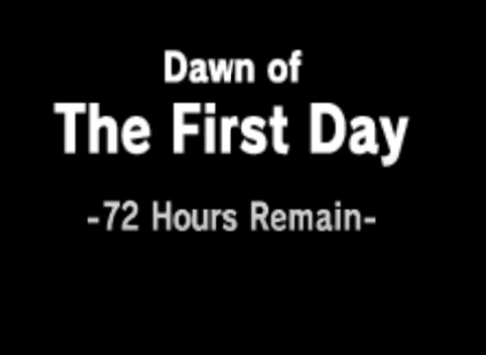 Majora's mask "dawn of the first day 72 hours remain"